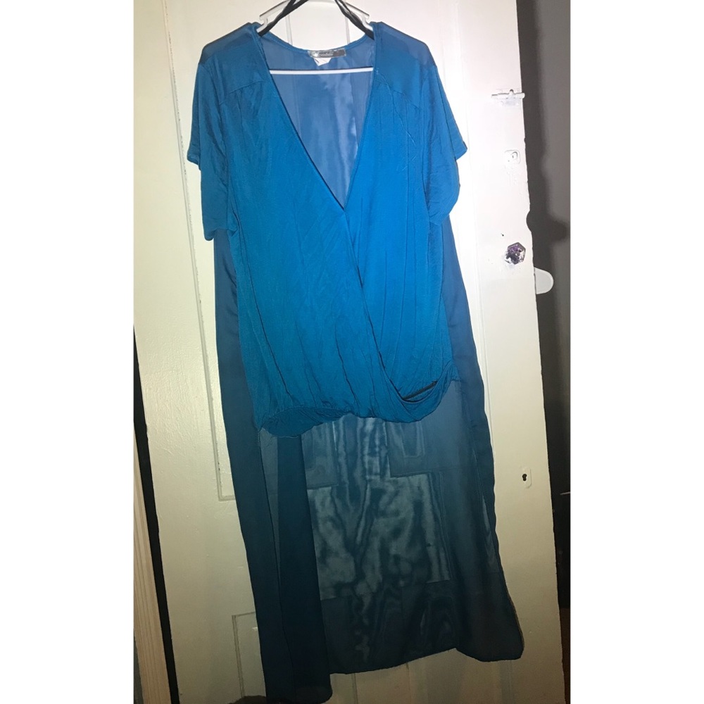 HiLow Sheer Back Top